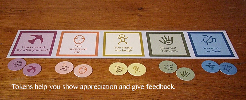 Tokens help you show appreciation and give feedback.
